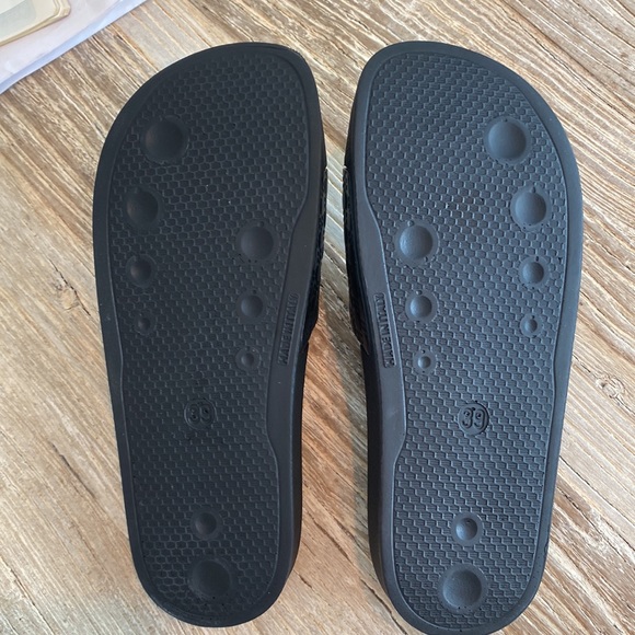 Balmain sandals / slides, NWT, black - Picture 2 of 3